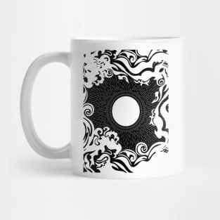 Sun in the clouds Mug